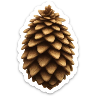 Pine cone  sticker