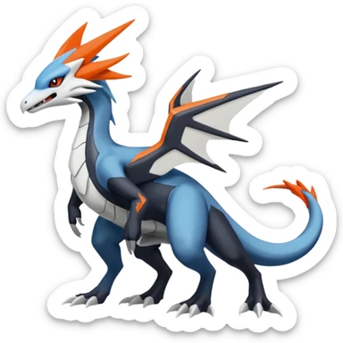 Silvally-Kyurem-Amaura-Latias-Salandit-fusion, full body sticker
