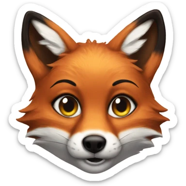 Vixen fox sticker