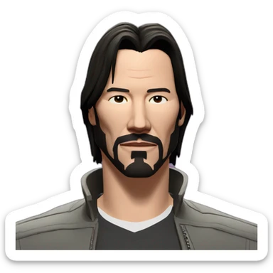 keanu-reeves-cyberpunk 2077 sticker
