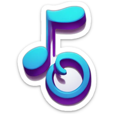 tik tok emoji logo sticker