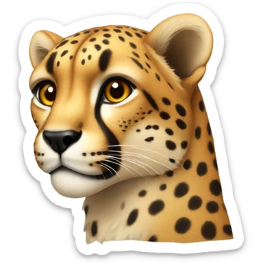Cheetah sticker