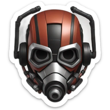 antman with brown gas sticker