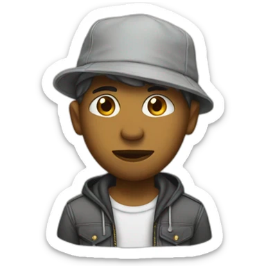 Rappeur cuistot sticker