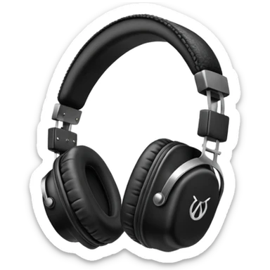 наушников  в стиле Marshall. sticker