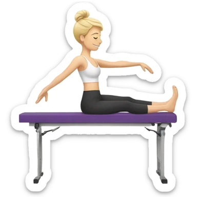 Pilates sticker