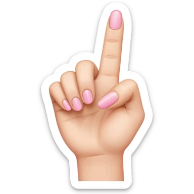 Pinky promise sticker