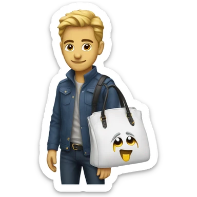 LuisVitton bag sticker