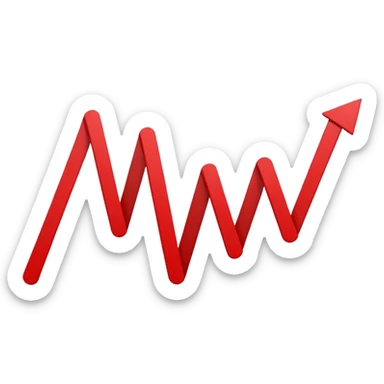 the economy line, falling down sticker