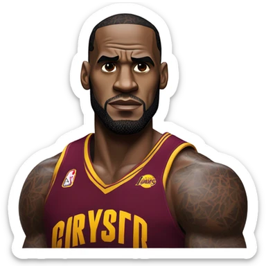 LeBron James sticker