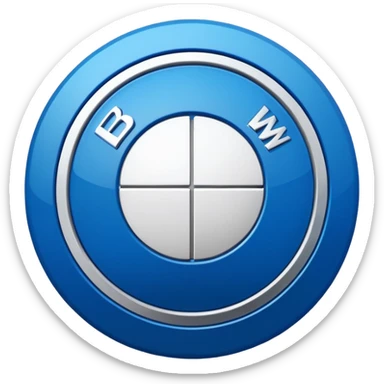 BMW logo emoji sticker