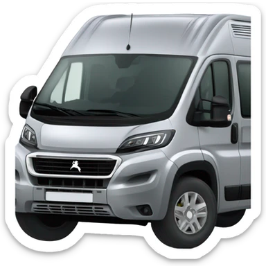  Peugeot Boxer L3H2 Campervan mit zwei Fenster silber sticker