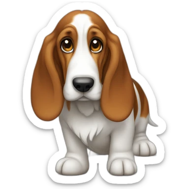 Artesian Basset sticker