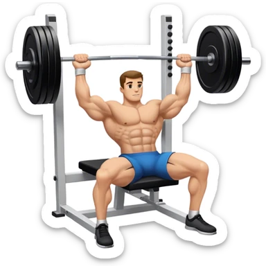 close-grip flat-benchpress sticker