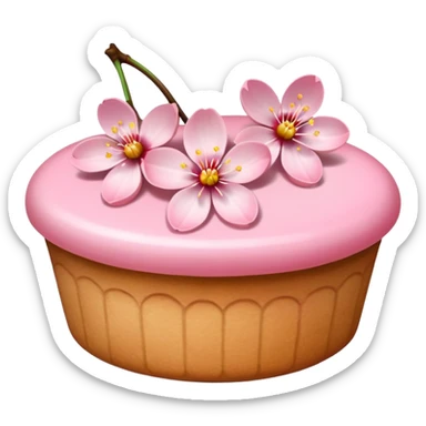 sakura dessert  sticker