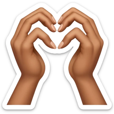 Heart hands  sticker