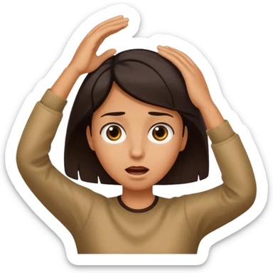 Going to fast for you (hand over the head  motion) sticker