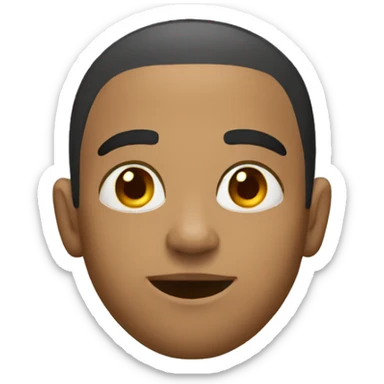 cara de preocupado sticker