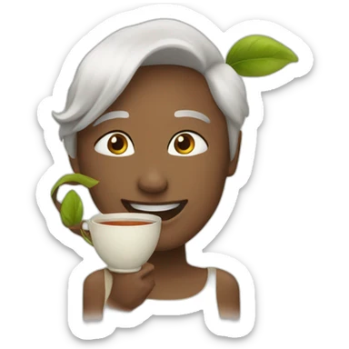 Do you want tea ? sticker