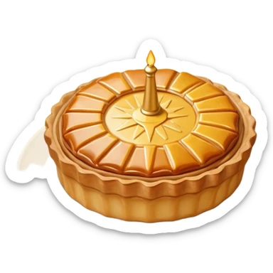 galette des rois avec la fève sticker