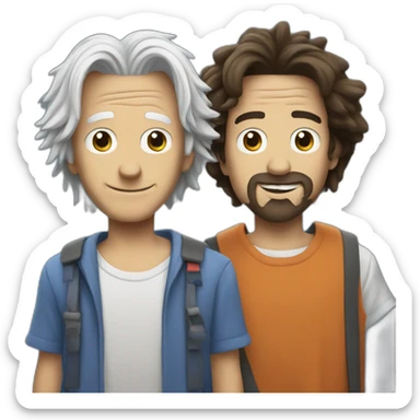 cute bill and ted sticker