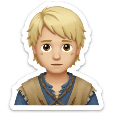 Young Blond Stone Age Man – Wearing primitive clothes.




 sticker