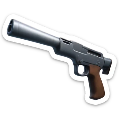 OG fortnite shotgun in diagonal sticker