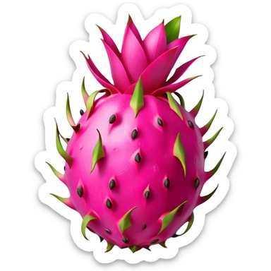 tasty dragon fruit sticker