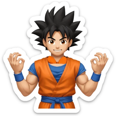 Goku imoji sticker