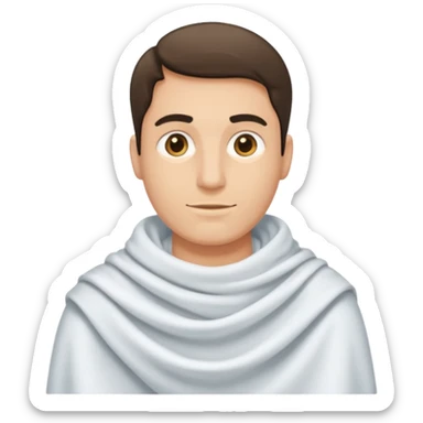 Neem de 2de persoon die je net genereerde. Maak zijn volledige lichaam en laat hem zo een afwegings gebaar maken met zijn handen sticker