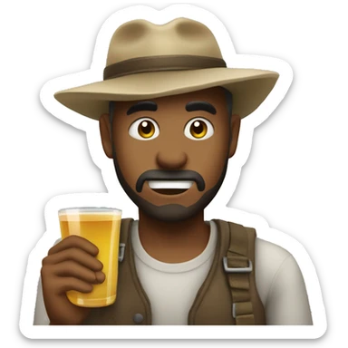 Apple juice bandit sticker