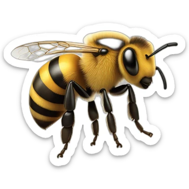 honeybee sticker