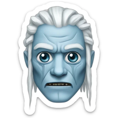 White Walker sticker
