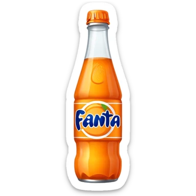 Botella de fanta  sticker