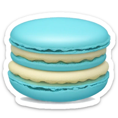 one baby blue Macaron sticker