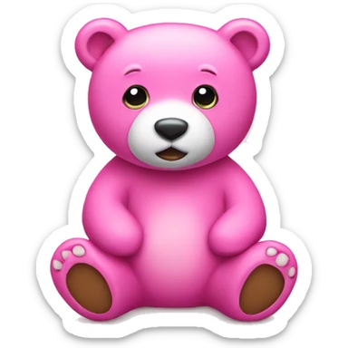 Pink bears sticker