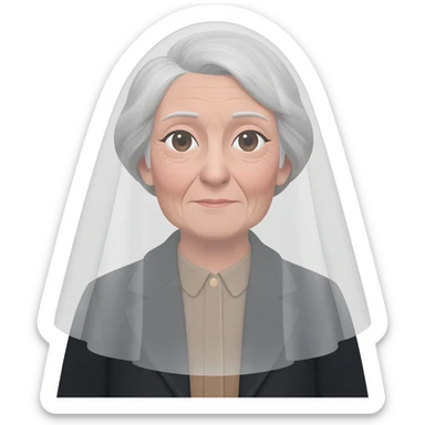 emoji dune grand mere voilee sticker