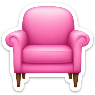 Pink chair sticker