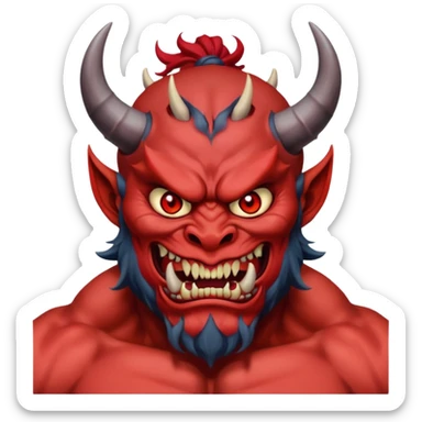 demonio japones sticker
