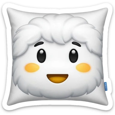 pillow without eye sticker