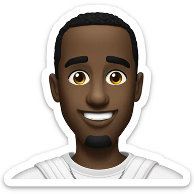 P. diddy with justing biber sticker