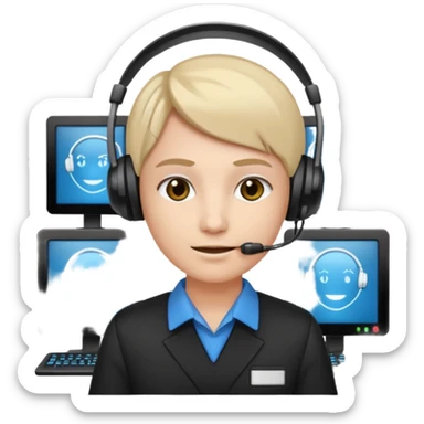 system administrator with a server and a network switch emoji sticker