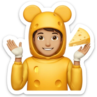 chese costume sticker