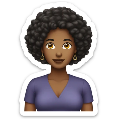 Afro Latina women  sticker