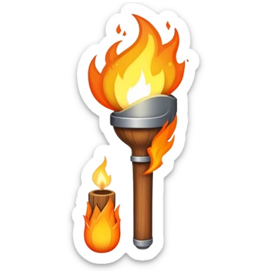 Tocha de serviço social  sticker