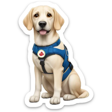 Service dog  sticker