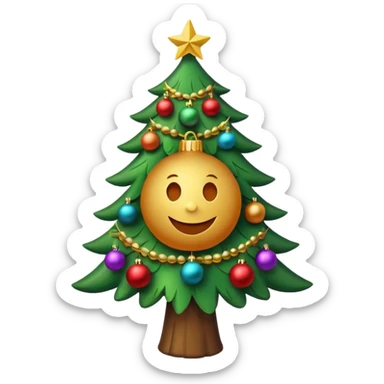 ялинка посміхається sticker