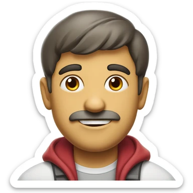 robko kuruc as an animated character  sticker