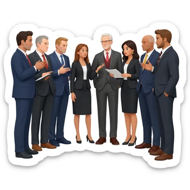 a group ofr rich tease and showing reflexive and critical disscusion sticker