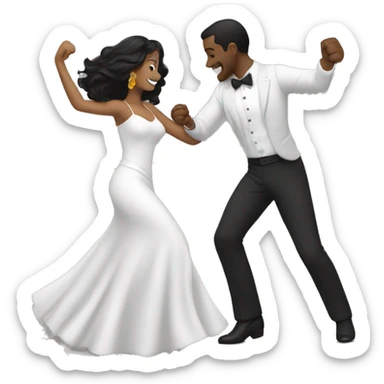 Bailando vals con mi esposa  sticker